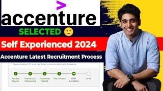 Accenture Interview Experience  Lateral Hire  Step by Step process  Timeline 2024  Selected 🔥 [upl. by Claudy]