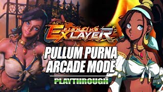 PULLUM PURNA Arcade Run  Fighting EX Layer [upl. by Ear917]