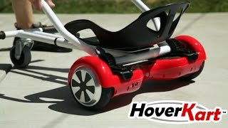 Introducing HoverKart  Transform your hoverboard [upl. by Gnohp748]