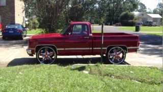 89 Box Chevy Impala on 30s and 85 Silverado on 28s [upl. by Abbe916]