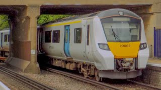 700059 Arriving Into Gravesend Working 9P29 1226 Kentish Town to Gillingham Kent [upl. by Pease]