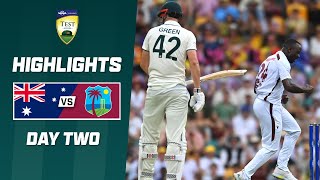 Australia v West Indies 202324  Second Test  Day 2 [upl. by Ratha618]