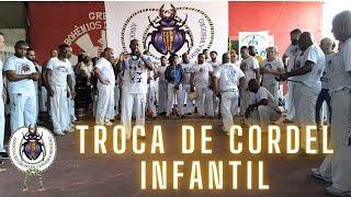 Capoeira Besouro  Mestre Pedra RJ Troca de cordel infantil 31082024 [upl. by Noerb659]