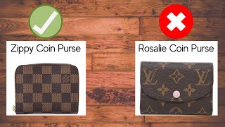 Louis Vuitton Rosalie Coin Purse Review [upl. by Lehcear]