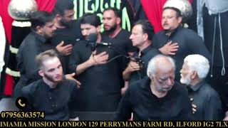 SHAM E GHAREEBAN MAJLIS LIVE FROM IMAMIA MISSION LONDON UK [upl. by Alburga]