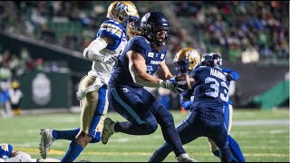 CFL Grey Cup 109 Recap Toronto vs Winnipeg [upl. by Kristofor395]