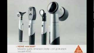 Serie Heine Mini 3000  Otoscopio Oftalmoscopio Dermatoscopio [upl. by Hau]