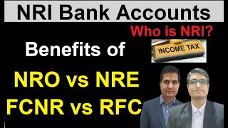 What is NRO NRE FCNR RFC Accounts  Easy way explained in Hindi  NRI bank accounts ✅ [upl. by Aip]