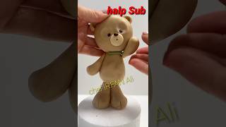 cartoon kis tarah banaya jata Hai cartoon banane Ka tarika 🧸 teddy bear bcartoon decoration chef 🧸 [upl. by Short]