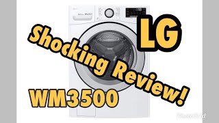 Review LG WM3500 Front Load Washer I am SHOCKED [upl. by Ehling]