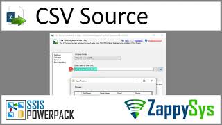 SSIS CSV File Source  Read from Flat File or Web API  Load into SQL Server Table  Import CSV File [upl. by Bessy]