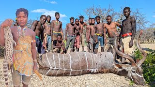 Catching and Cooking with the Hadzabe Tribe in the African Forest Village [upl. by Sikram58]