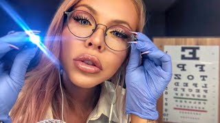 ASMR 🔎 EYE DOCTOR EXAM amp FRAMES FITTING FOR YOUR FACE SHAPE ROLEPLAY [upl. by Abdel399]