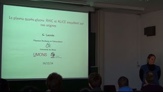 Le plasma quarksgluons  RHIC et ALICE enquêtent sur nos origines Gwendolyn Lacroix [upl. by Aseret]