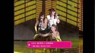 Joanina Deangeli Lula Rosenthal Y Silvina  We Will Rock You [upl. by Ainollopa]