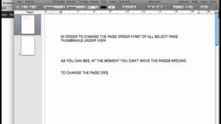 How to Change Page Order in Pages [upl. by Snapp6]