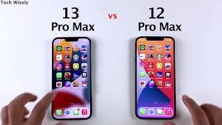 iPhone 13 Pro Max vs 12 Pro Max  SPEED TEST [upl. by Azrim]