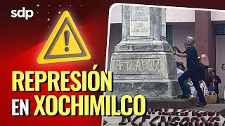 ¿Qué pasó en XOCHIMILCO 😨🌼 Acusan REPRESIÓN 😰 CULPAN al ALCALDE 😤 [upl. by Reynard641]