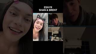 ESNYR SHAN AND BRENT kilig moments on their live [upl. by Lessard516]