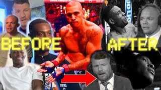 UFC quotAnalystsquot Before and After Alex Pereira [upl. by Razaele]