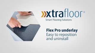 Moduleo Xtrafloor flex pro easy reposition and uninstall [upl. by Wilkinson690]