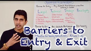 Y2 10 Barriers to Entry and Exit Sources of Monopoly Power [upl. by Rooke]