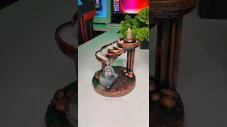 Smoke Fountain Shivling Making 🌸 Diy smoke fountain shivling 🙏 Har Har Mahadev shorts short [upl. by Canica]