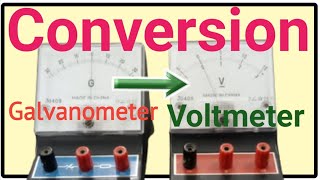 Conversion of Galvanometer into Voltmeter Experiment [upl. by Lanoil]