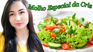 RECEITA MOLHO FÁCIL E DELICIOSO PARA SALADAS MOLHODACRIS [upl. by Epolulot593]