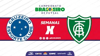 Campeonato Brasileiro  Cruzeiro x América Mineiro  Semana1  Ao vivo [upl. by Nnaeoj875]