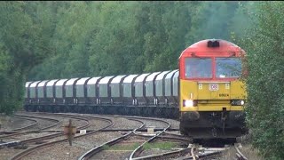 Brunner Mond limestone train arriving and shunting at Nortwich Great Britain [upl. by Jenkins]