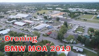 Droning over 2019 BMW MOA Rally Lebanon TN [upl. by Jacie]