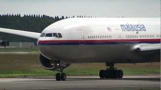 Malaysia Airlines Boeing 777200ER 9MMRJ Takeoff from NRT 16L [upl. by Hoffman473]