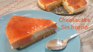 TARTA CHEESECAKE SIN HORNO suave y cremosa con MAMBO¡¡¡ [upl. by Aihsiyt177]