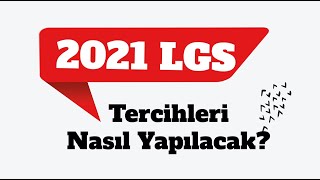 2021 LGS Tercihleri Nasıl Yapılacak [upl. by Errot313]