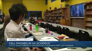 Richmond school holds conversation with students parents on incoming cell phone ban [upl. by Sybil542]