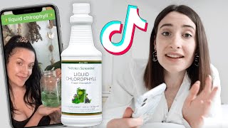 I tried TikToks Liquid Chlorophyll for a week so you dont have to Science Explained [upl. by Nanyk]