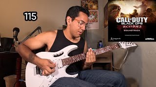 Call of Duty BO1 Zombies  Elena Siegman  115  Guitar Cover By Christian Frutos [upl. by Yenahs]