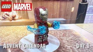 Opening Day 1 of LEGO Marvel Avengers Advent Calendar 2023 76267 lego christmas [upl. by Alil]