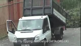 Salford Sneaky Flytipper Caught On Camera [upl. by Tolman]