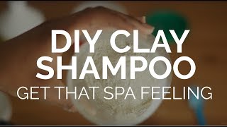 How To Clay Wash  DIY Clay Shampoo  Asikara by Laura Jane [upl. by Annawd124]