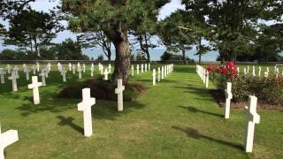 CIMITERO AMERICANO di OMAHA BEACH a Colleville sur Mer Francia [upl. by Fleurette]