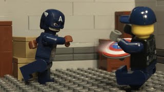 LEGO Cyclops  CAPTAIN AMERICA  STOP MOTION [upl. by Aigil]