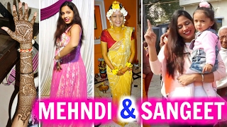 My Cousins MEHNDI amp SANGEET  A Day In My Life  ShrutiArjunAnand [upl. by Funch341]