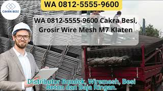 WA 081255559600 Cakra Besi Grosir Wire Mesh M7 Klaten [upl. by Zaragoza]