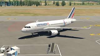 X Plane 11 A319 Toliss vol complet LFKJ LIRF Autoland [upl. by Gilpin]