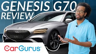 A legitimate luxury contender  2022 Genesis G70 Review [upl. by Gnilhsa]