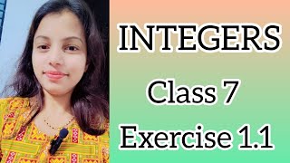 INTEGERS class 7  Exercise 11 📚📕👰 [upl. by Lem]