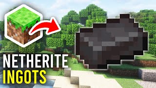 How To Make Netherite Ingots In Minecraft  Full Guide [upl. by Darooge]