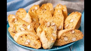 Cantucci original italian almond cookies recipe [upl. by Ivets]